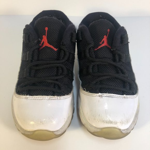 Air Jordan Retro XI 11 Low Tuxedo 2013 505836-110 Black/White Toddler 9C No Box - Picture 3 of 9